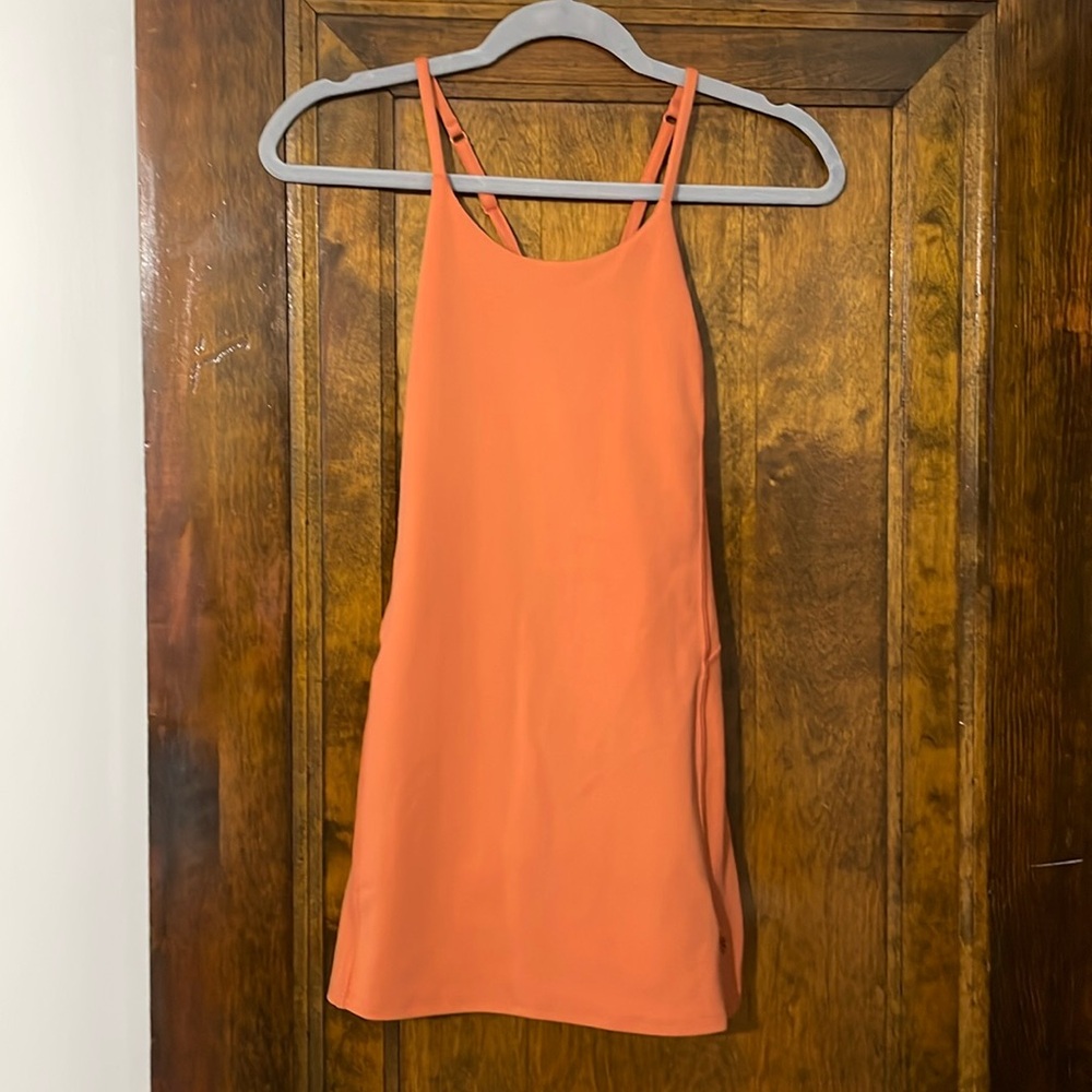 Athleta Girls Orange Tennis Dress